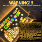 LED Light up Acrylic Message Board Home Decor, LED Lighted Erasable Drawing Board Desktop Light with 7 Pen, Drawing Board, Bar Advertising Boards, LED Board, Led Signs, Creative Led Lighting, Glowing Led Lights