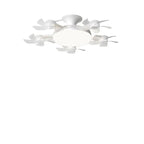 Drone Design Silent Ceiling Fan Light E27 Base Remote Controlled Dimmable 3 Color LED Ceiling Fanlight for Living Room Bedroom - Flex Services