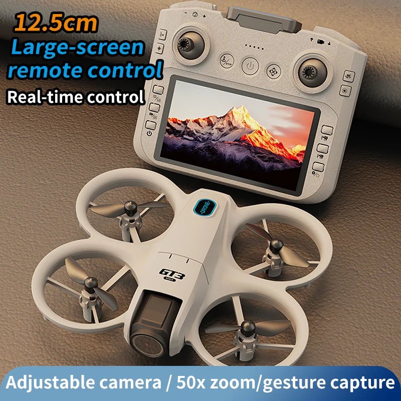 2025New GT3 MAX Drone 8K HD 4.3" Remote Control Headless Mode Helicopter 360° Flip Quadcopter Toys Mini Drone Fors Kid Toy Gifts - Flex Services