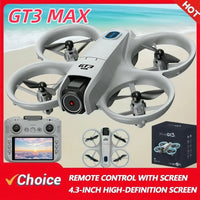 2025New GT3 MAX Drone 8K HD 4.3" Remote Control Headless Mode Helicopter 360° Flip Quadcopter Toys Mini Drone Fors Kid Toy Gifts - Flex Services