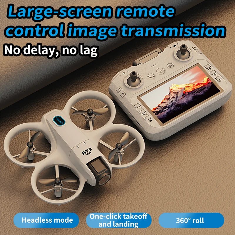 2025New GT3 MAX Drone 8K HD 4.3" Remote Control Headless Mode Helicopter 360° Flip Quadcopter Toys Mini Drone Fors Kid Toy Gifts - Flex Services